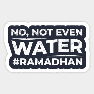 No not even water fasting Sticker